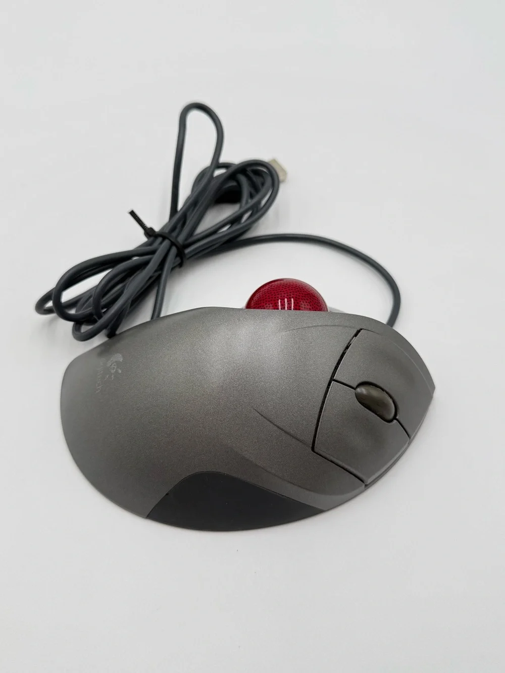 Logitech TrackMan Wheel T-BB18 USB Wired Trackball Mouse Tested